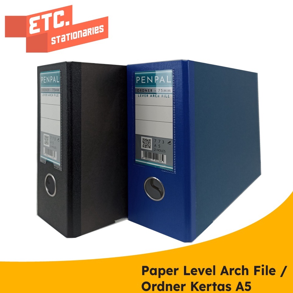 

Promo Murah Penpal Paper Lever Arch File Ordner Kertas A5 PL773