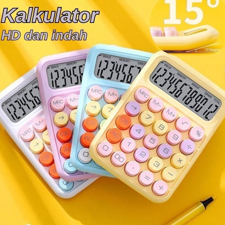 

Paket Murah CODKalkulator 12 Digits Candy Colors Calculator Kalkulator Mini Portable Untuk Sekolah Calculator Electronic