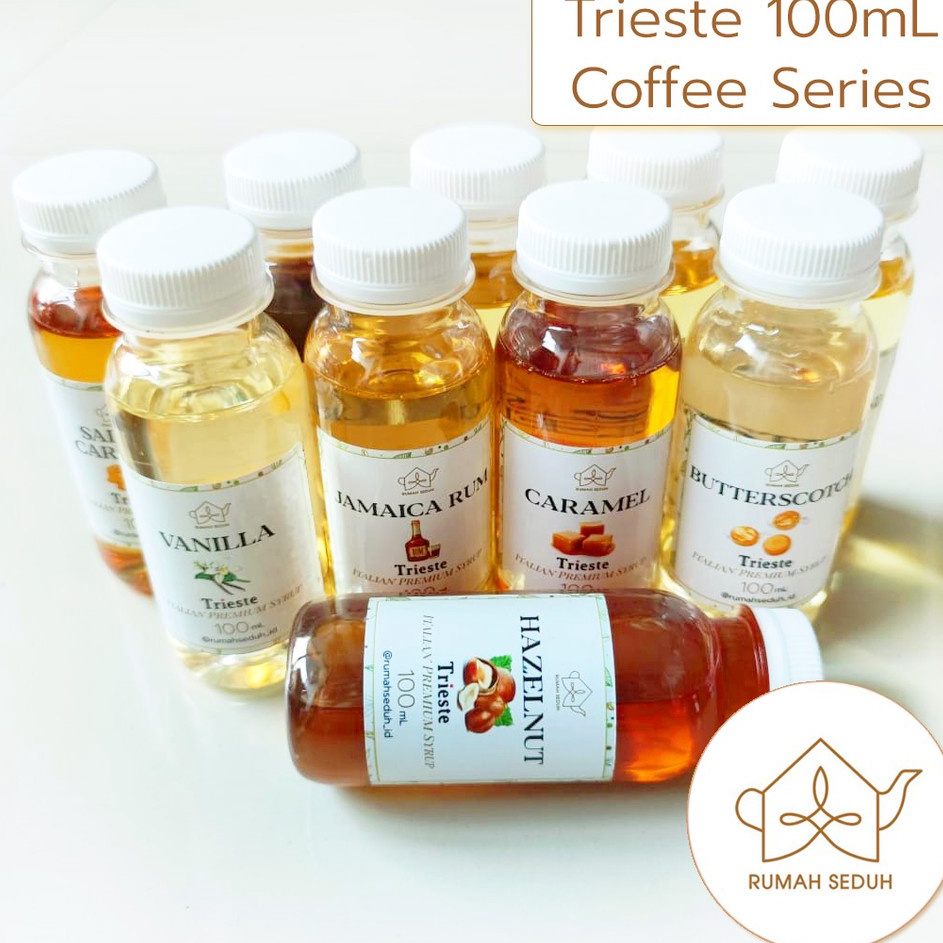 

Harga Oke Trieste Syrup 1mL Coffee Syrup Caramel Vanila Rum Hazelnut Almond