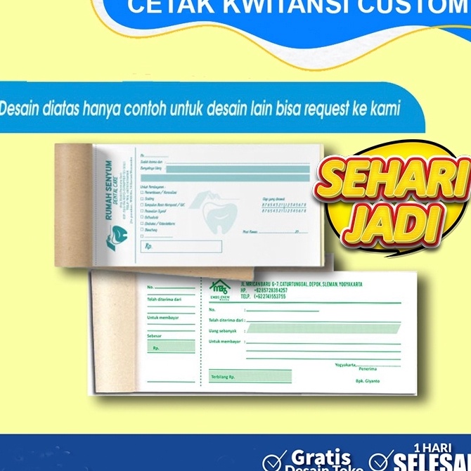 

Murah Meriah CETAK NOTA KWITANTSI CUSTOM SATUAN 13 Folio 1 PLY 2 PLY 3 PLY 4 PLY