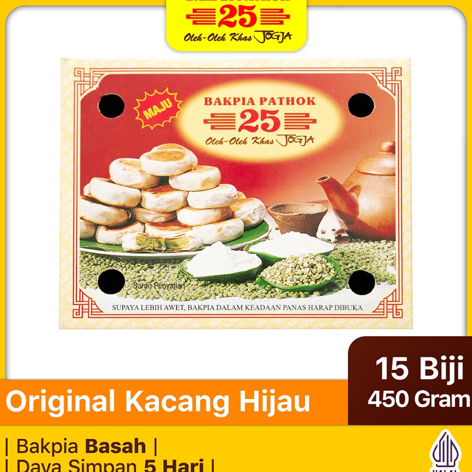 

Top Design Bakpia Pathok 25 Original Kacang Hijau OlehOleh Khas Jogja