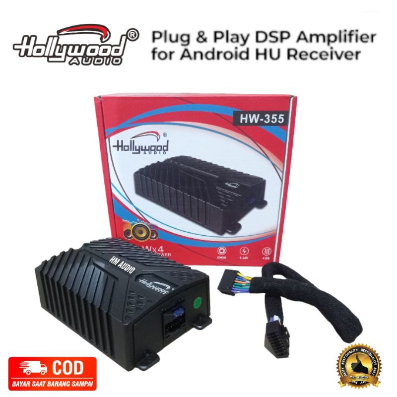 Power amplifier 4 channel Hollywood Pnp android DSP Amplifier Plug & Play for Android Receiver Holly