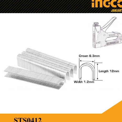 

New Trending Isi Steples Tembak HSG145 UStaples 1 mm INGCO STS412 Refill Paku