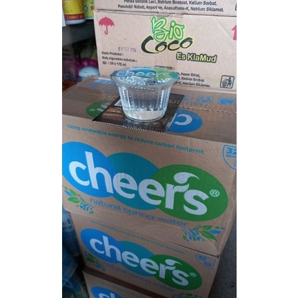

Pasti Laku Cheers Air Mineral Gelas Mini 32 cup x12ml