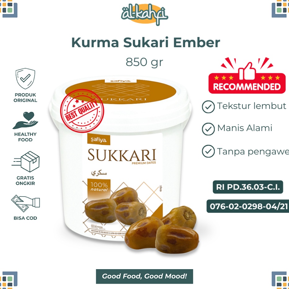 

ORIGINAL Kurma Sukari Ember 85 gram Original Premium
