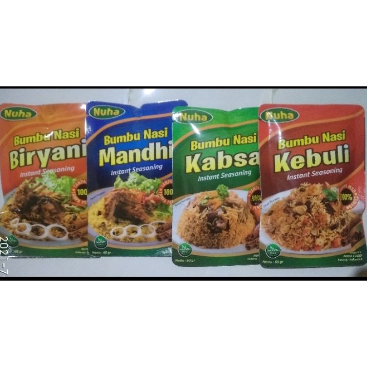 

Sale Sekarang Nuha Bumbu nasi kebuli Arab lengkap briyani Mandhi kabsah
