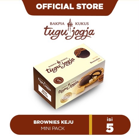 

Spesial Edition Bakpia Kukus Tugu Jogja Brownies Keju Mini Pack