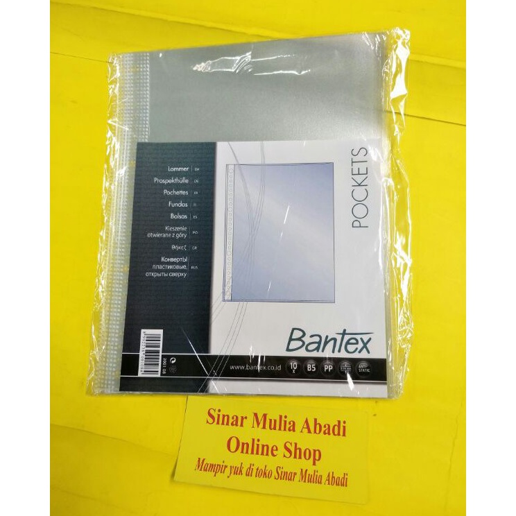 

Paket Ekonomis Kantong Pocket Binder Note Varian A5 dan B5 Plastik Loose Leaf pak isi 1 lembar