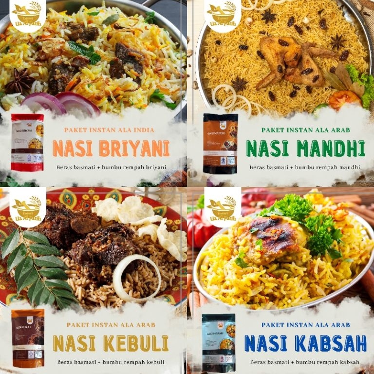 Real produk Beras Basmati 2gr  Bumbu instan nasi kebuli nasi biryani nasi mandhi briyani kebuli mand