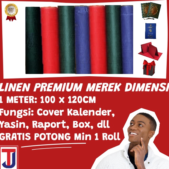 

Baru Populer KERTAS KAIN LINEN BENDING METERAN COVER KALENDER MEJA YASIN 1 X 12 CM HITAM MERAH BIRU TUA HIJAU TUA