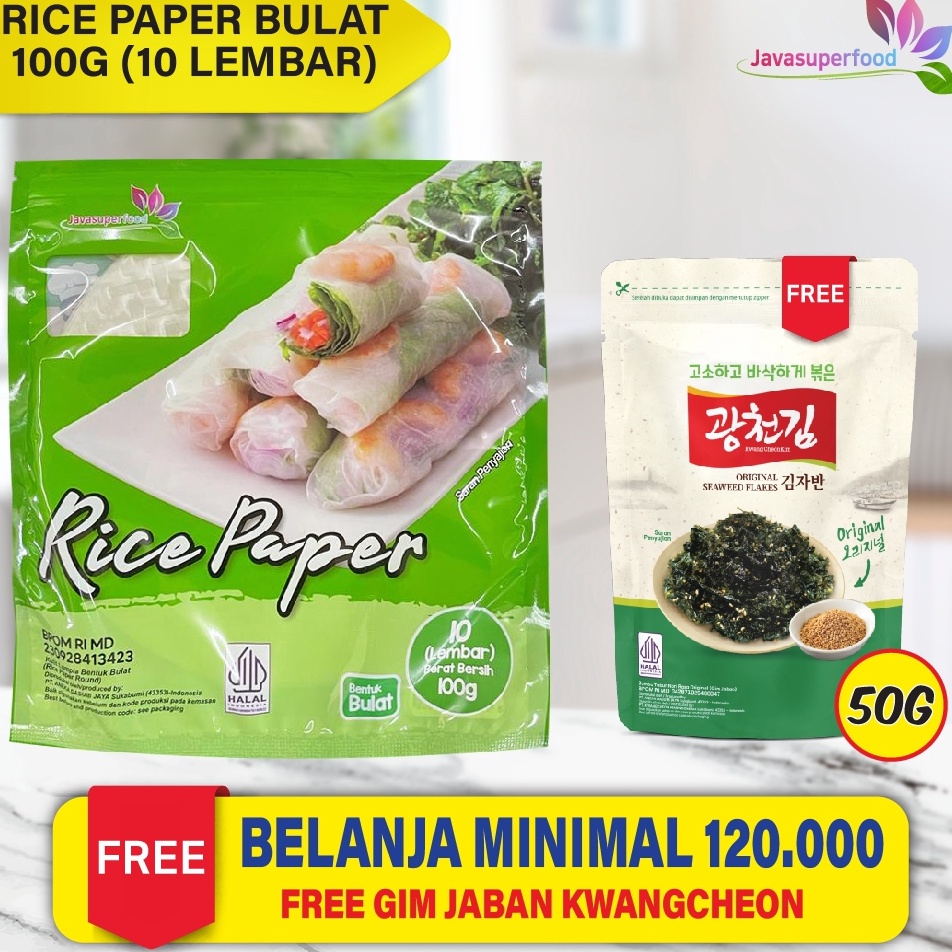 

Lariza Banh Trang High Quality Rice Paper 22cm Rice Paper Kulit Lumpia Vietnam Rice Paper rice roll spring roll Salad Wrap Rice Paper