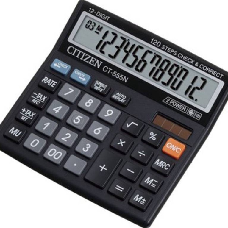 

Pasti Sampai Kalkulator Citizen CT555N CT 555 N Tax Calculator Mark Up Calculation