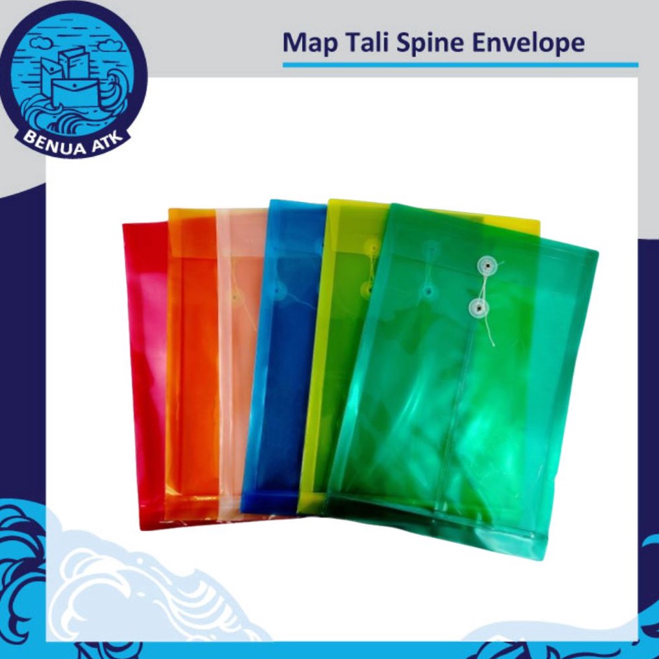 

Paling Populer Map Plastik Tali Folio Spine Envelope Bag Ecoflex isi 12 pcs DF7211