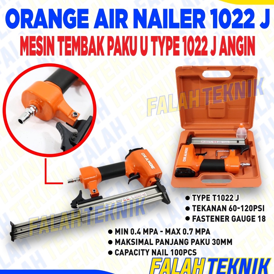 

Special Quality Mesin Air Nailer U 122J Dan F 3 Mesin Staples 122J Dan F 3 ORANGE