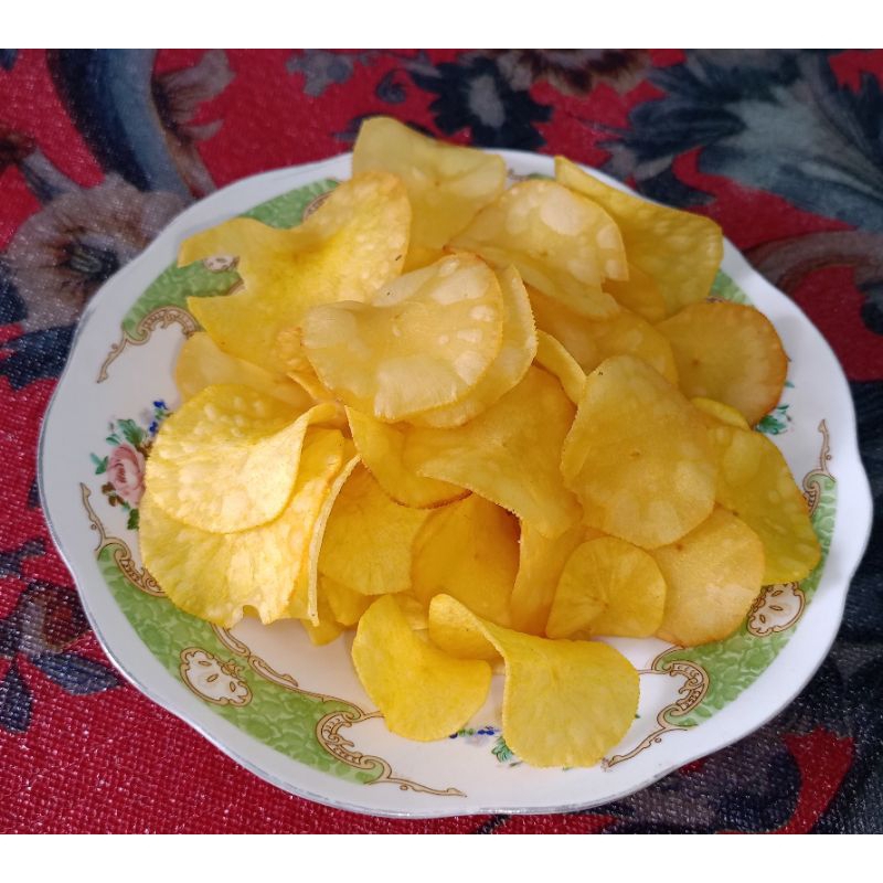 

KERUPUK SANJAI KUNING, Asli Khas Minang Danau Singkarak | Enak Dan Rapuh :)