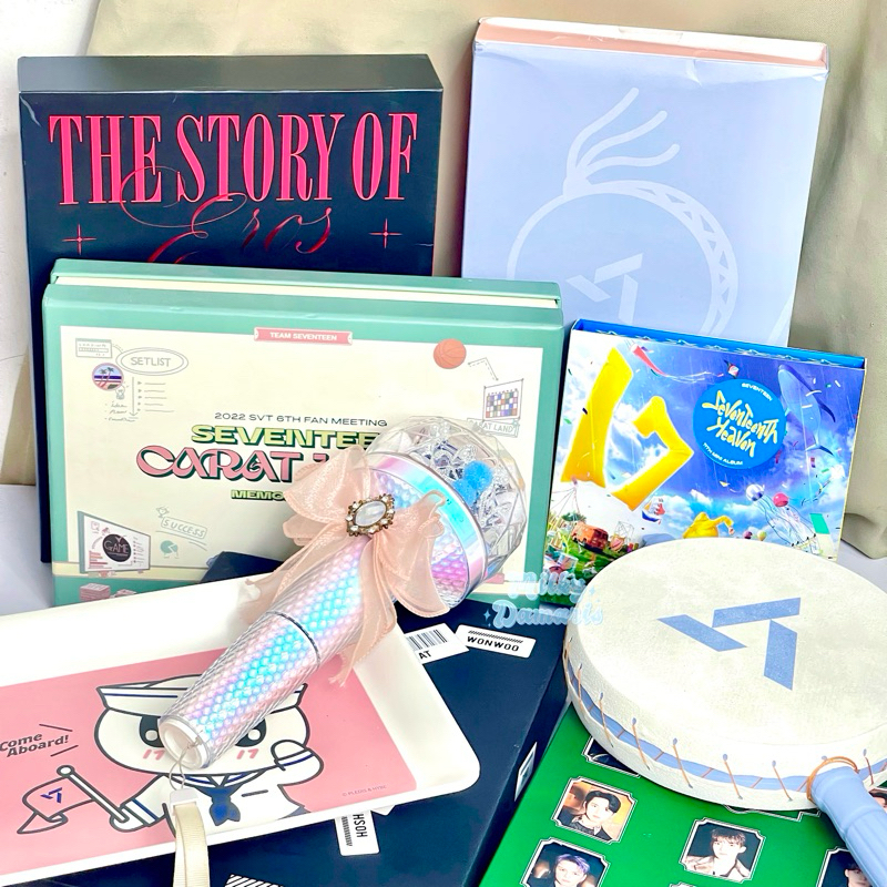 (Ready Stock) MD Official Kpop Seventeen Hybe Merch Pledis • Power Of Love DVD • Be The Sun Moment P