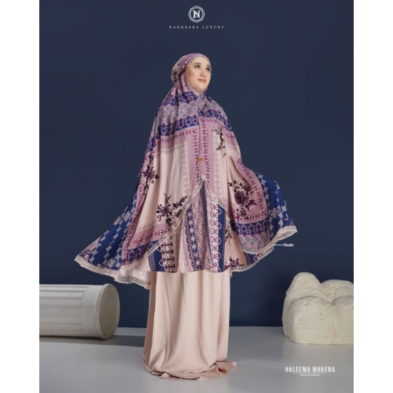 Mukena Rayon Premium/HALEEMA MUKENA BY NADHEERA LUXURY/Mukena Nadheera luxury terbaru