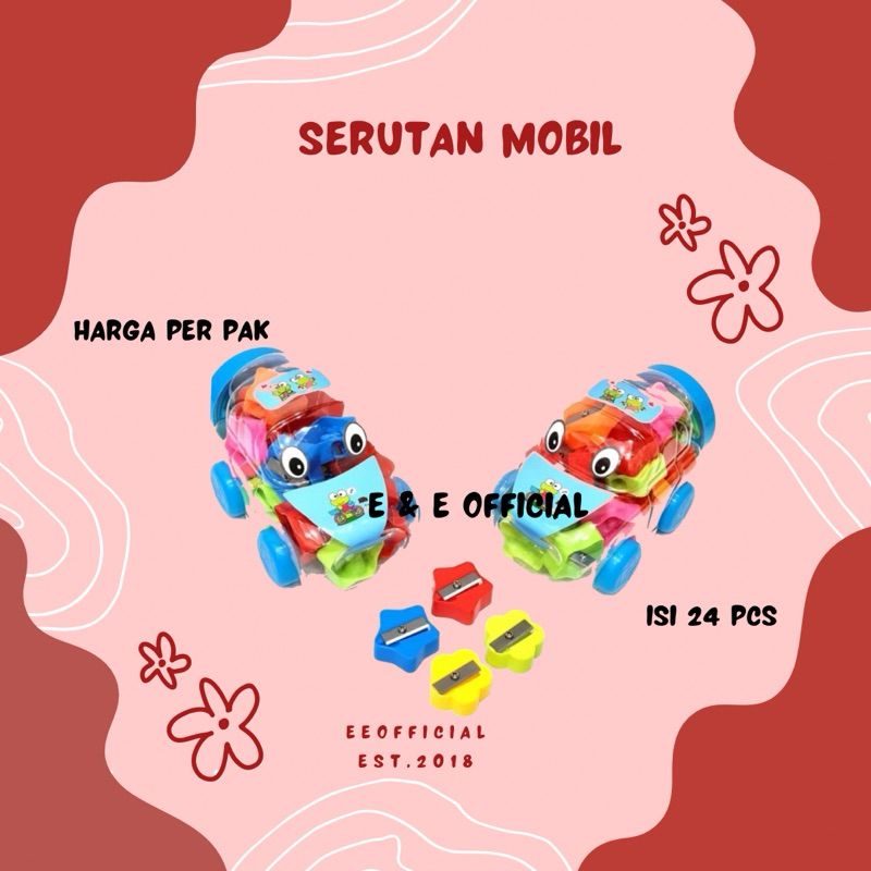 

SERUTAN MOBIL / RAUTAN PENSIL / SERUTAN MURAH 24 PCS