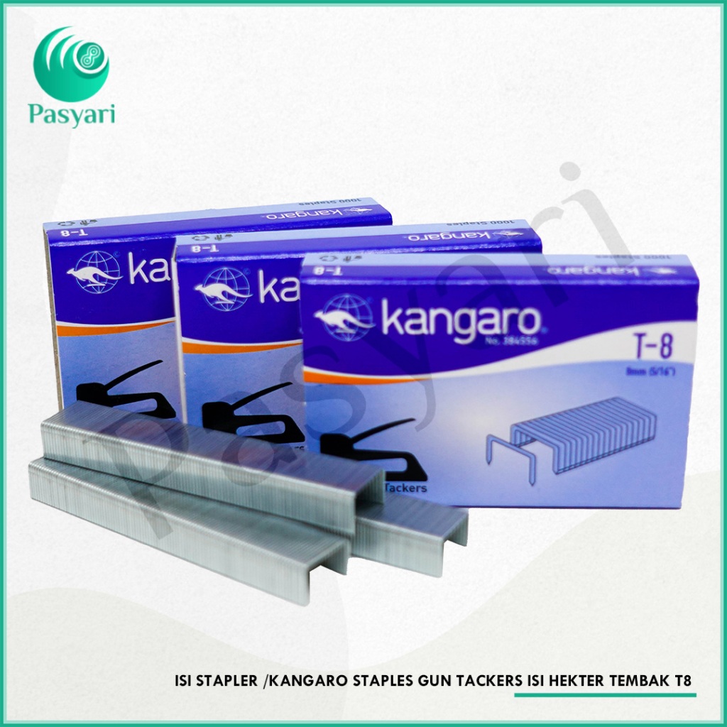 

Isi Stapler /Kangaro Staples Gun Tackers Isi Hekter Tembak T8