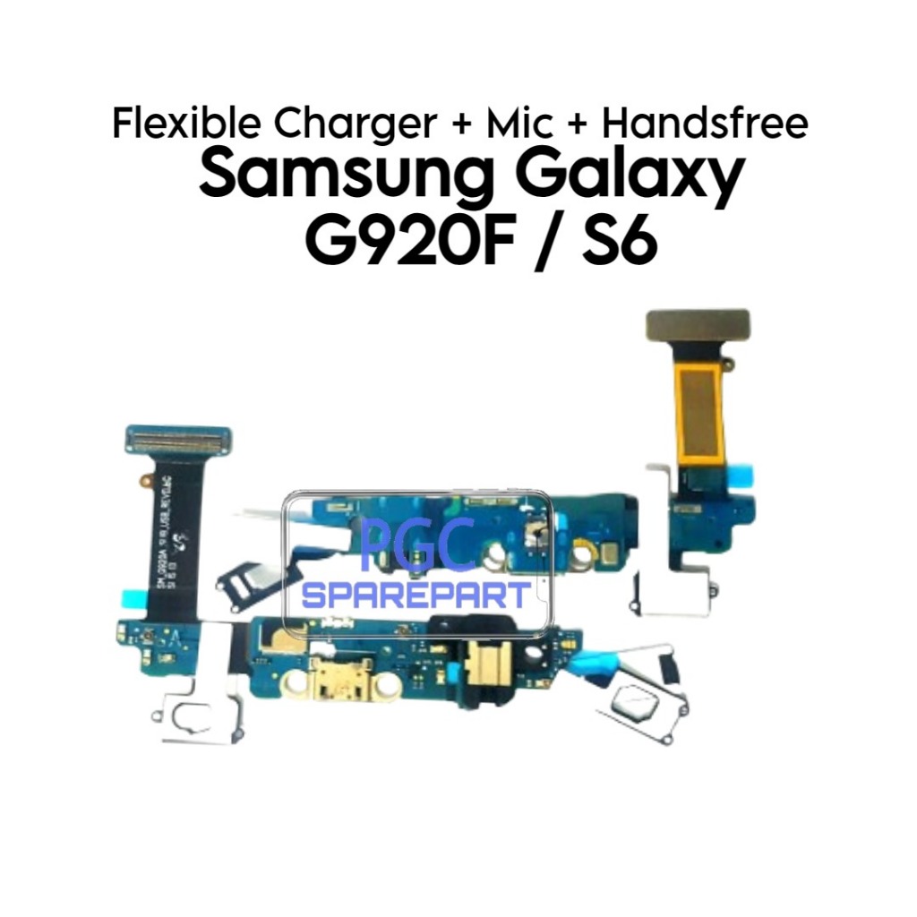 Papan Konektor PCB Charger Mic Handsfree Samsung Galaxy S6 / G920F / SM-G9200 / SM-G9208 / SM-G9208/