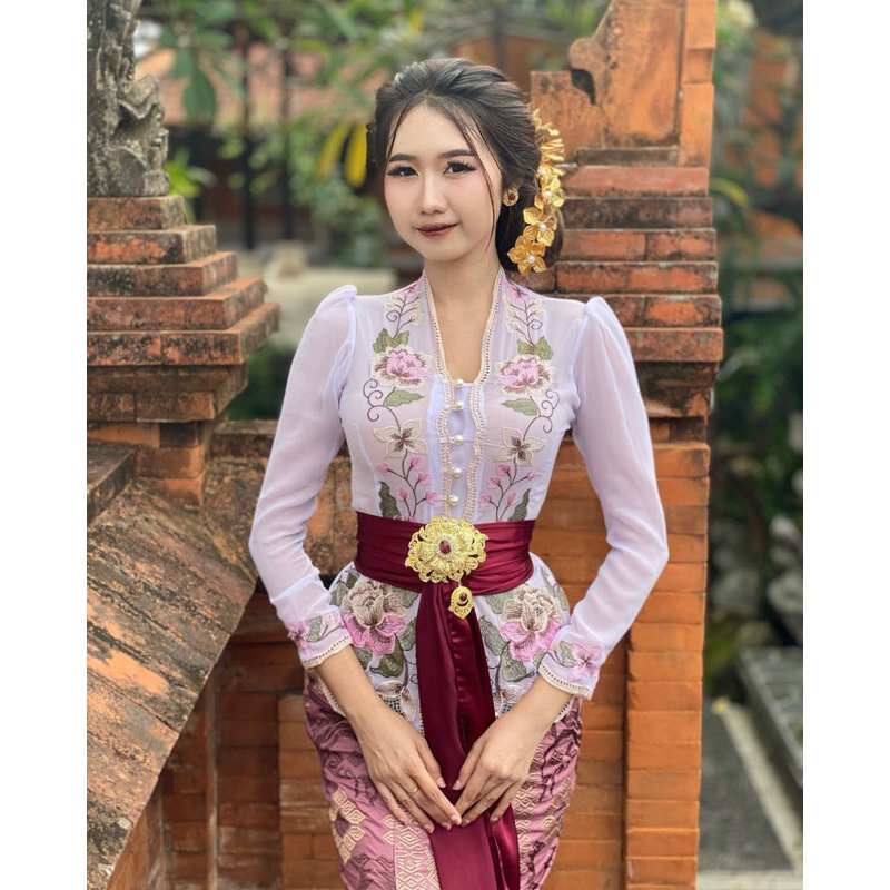 WKB || Kebaya jadi bordir bunga || kebaya jadi bordir terbaru || Kebaya Bali Modern || Kebaya Bordir