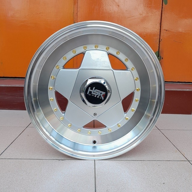 VELG MOBIL CELONG BELANG RING 15 MODEL AACHEN LEBAR 7,5/8,5 LUBANG 4
