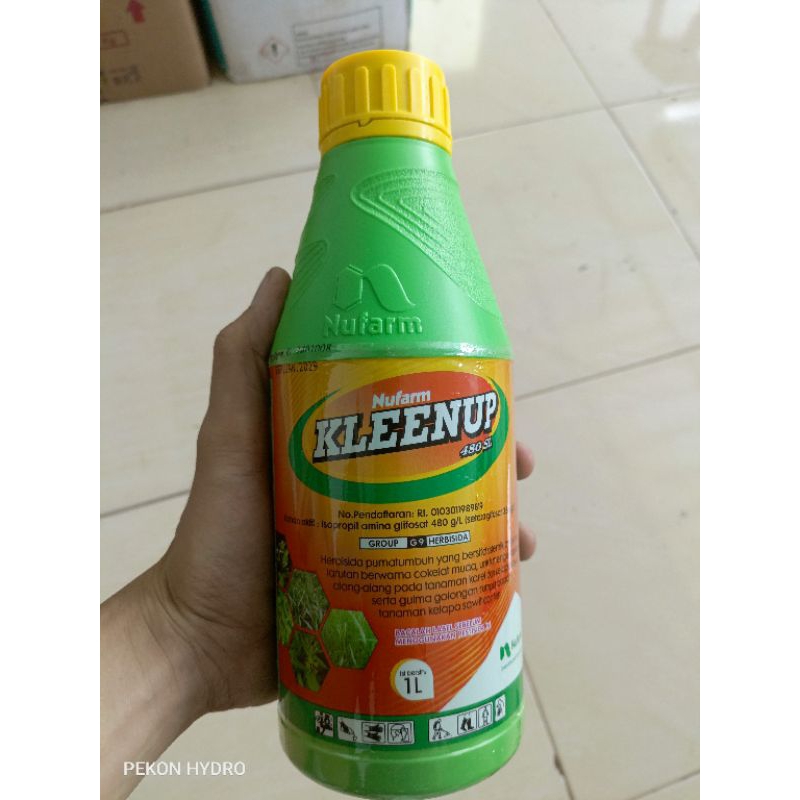 KLEEN UP 480 SL - 1 Liter IPA Glifosat Herbisida KLEENUP