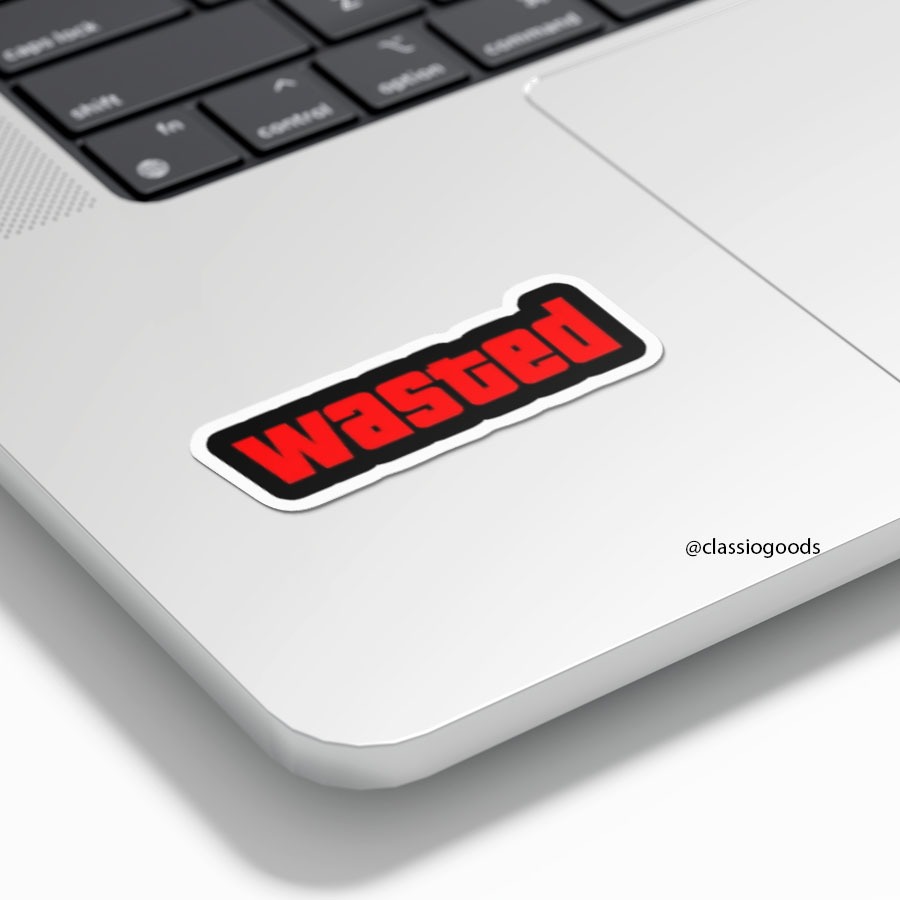 

Sticker Tempel "Wasted