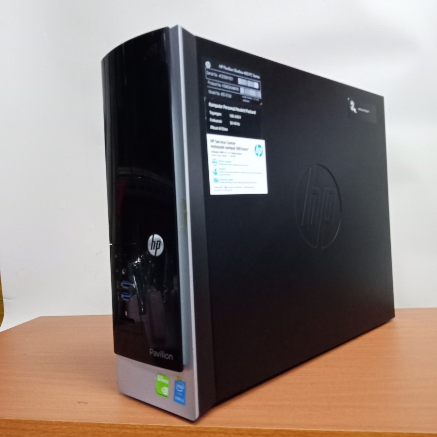 Pc Hp pavilion 400 slim core i5 gen 4 ram 8gb hdd 500gb wins 10 pro
