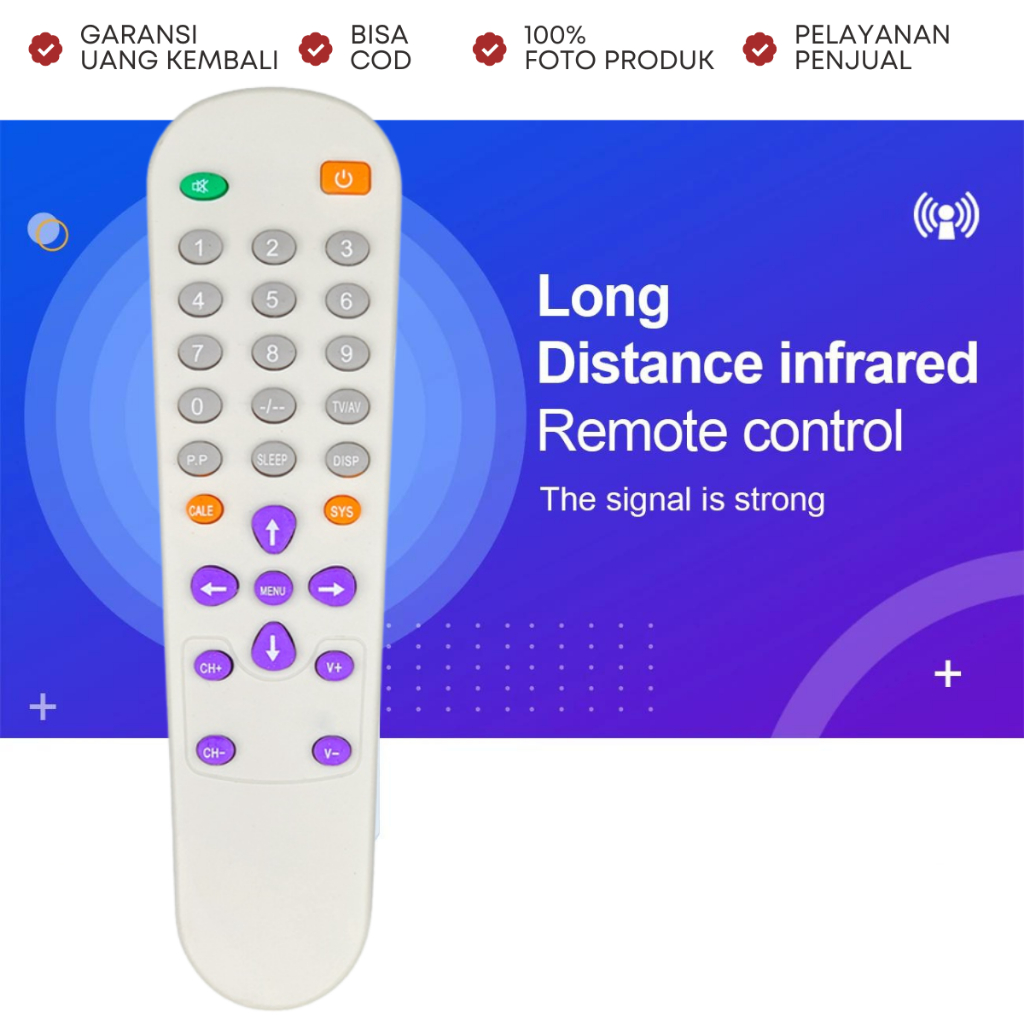 Remote TV Ichiko Tabung 8803 / Remot Tabung Ichiko