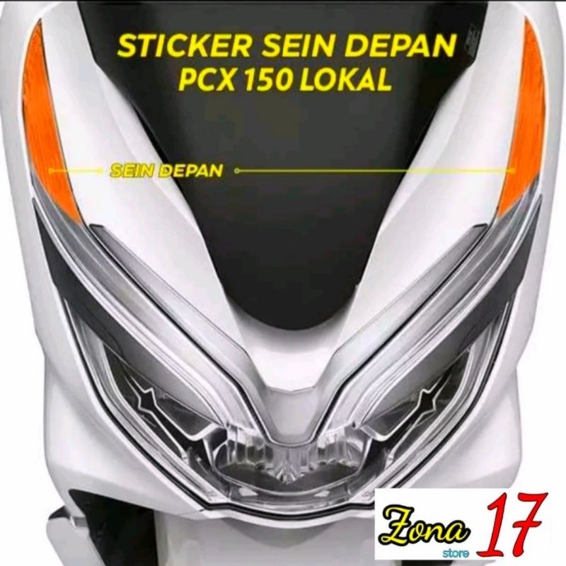 Stiker Lampu sein depan Pcx 150cc