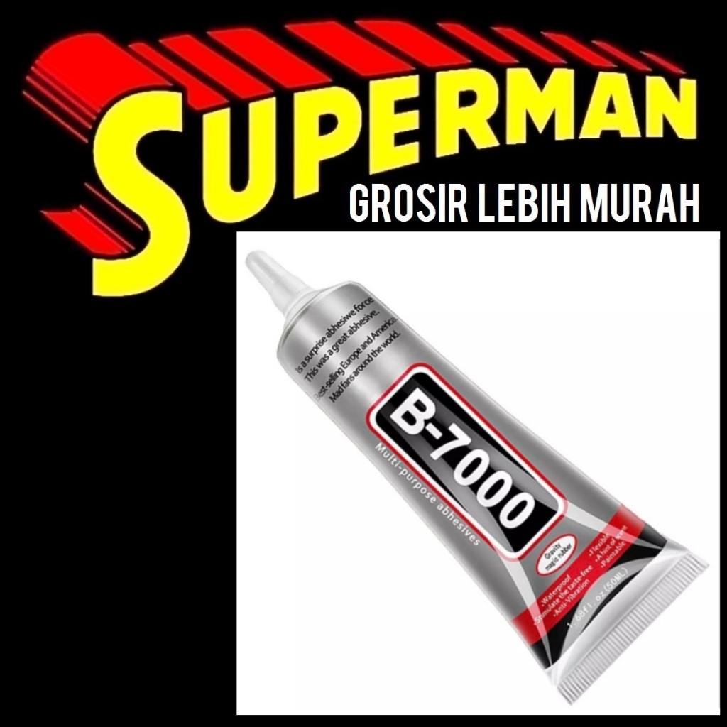 

(31B) LEM LCD TOUCHSCREEN B7000 3ML 3 ml adhesive tape case hp mainan repair perekat touch screen backdoor anti air multifungsi superman jogja supermanjogja