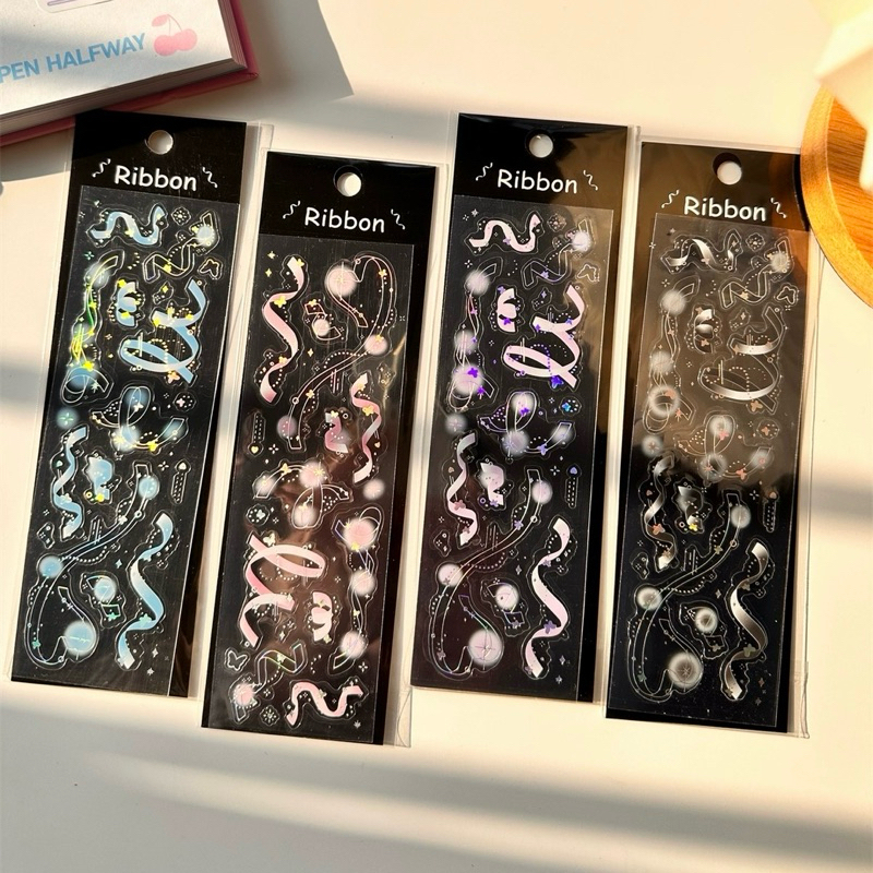 

sticker ribbon confetti deco korean photocard readystock B1326 B1021