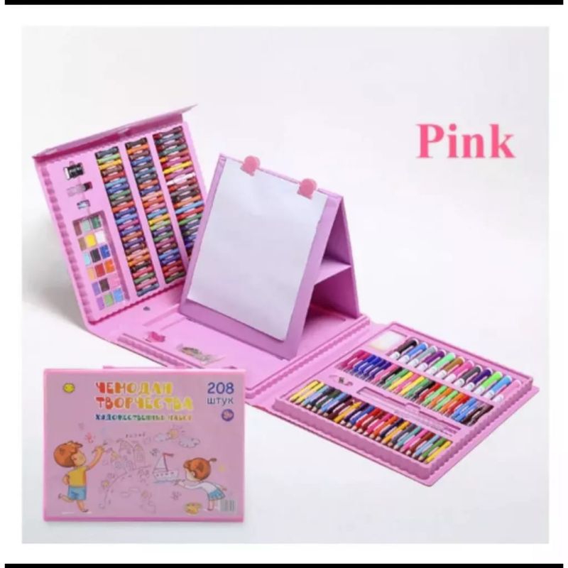 

Alat Mewarnai Anak-Anak / Crayon Set 208Pcs