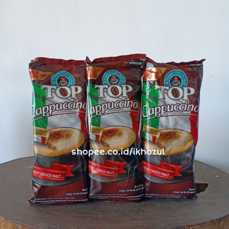 

Top Coffee Cappucino Isi 9 @25 Gram