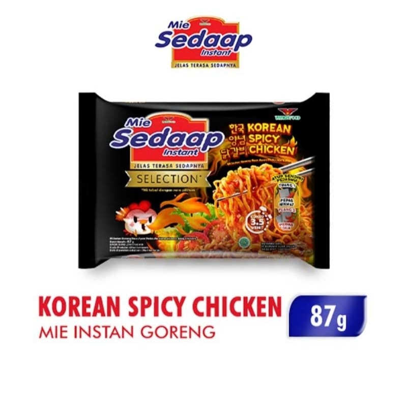 

Sedaap Mie Instant Goreng Selection Korean Spicy Chicken 87 g