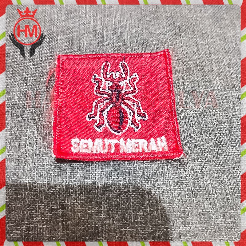 Tanda Regu Semut Merah Bet Bordir Pramuka - Harapan Mulya