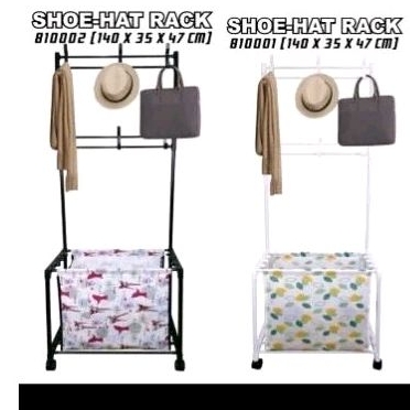 Rak gantungan baju rak penyimpanan baju kotor dan berdih