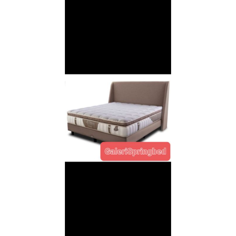 SPRING AIR CRYSTAL 120 160 180 200 Full Set Kasur Springbed Latex