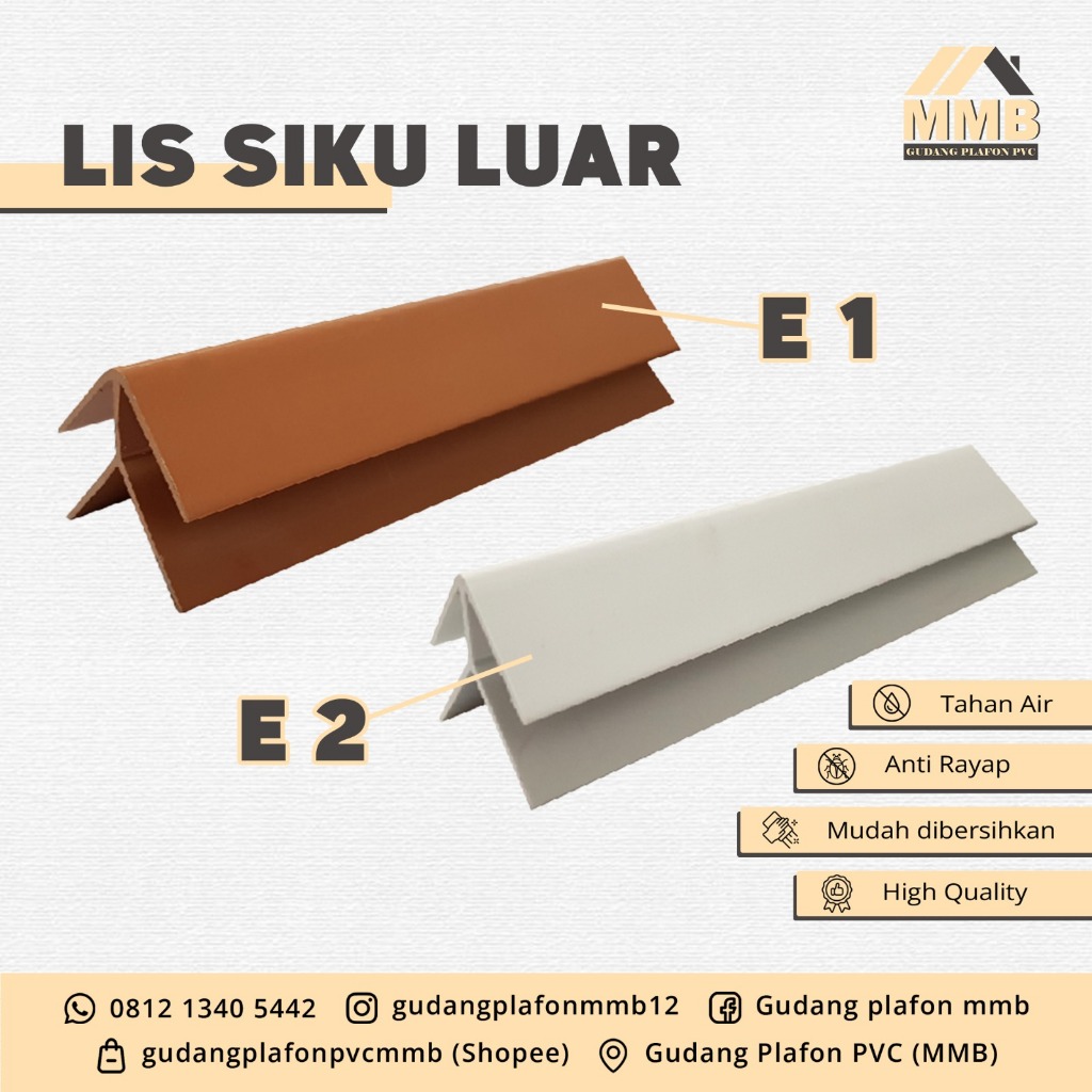 micca List Siku Drop Plafon Pvc 4,7cm 4m
