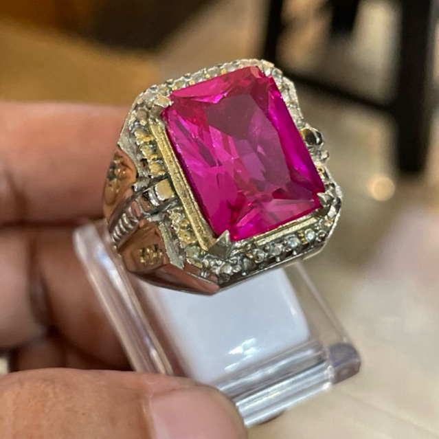 CINCIN NATURAL MERAH SIAM ROSE CUTTING