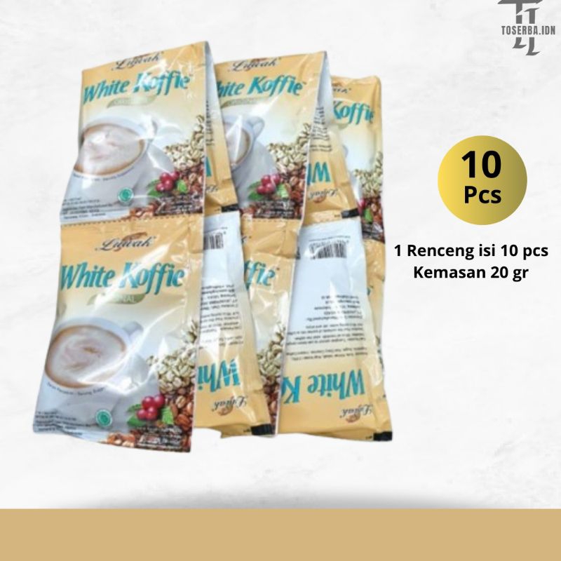 

Kopi Luwak White Koffie Original 1 Renteng isi 10 Sachet