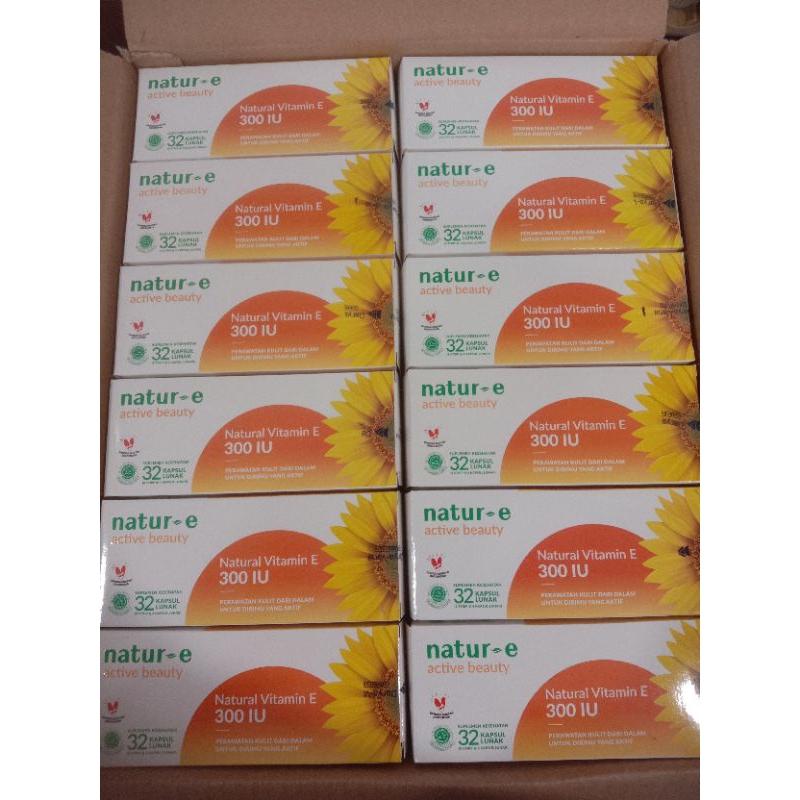 Nature E 300 IU Active Beauty isi 32 Kapsul (1kotak) ekpayet Januari 2027