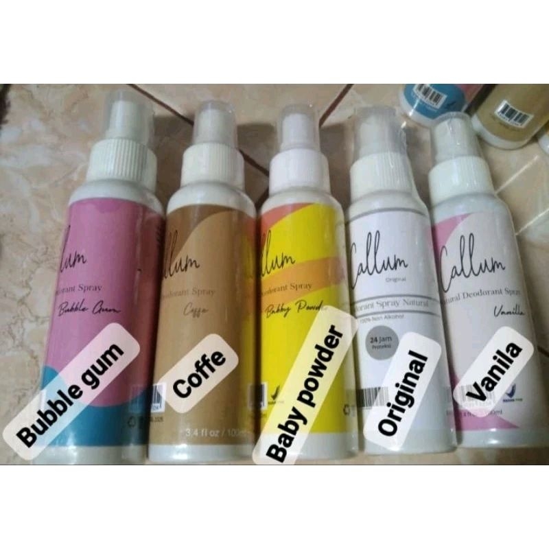 callum natural deodorant spray