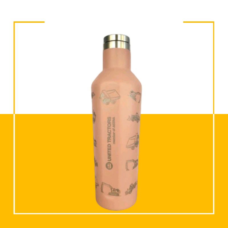 KOMATSU/TUMBLER PINK/TUMBLER/TUMBLER UNITED TRACTORS/TUMBLER ALAT BERAT/BOTOL MINUM/MERCHANDISE/KANI