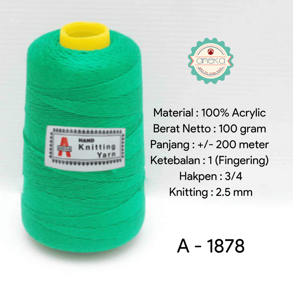 ANEKA - Benang Rajut Aneka / Acrylic Yarn - 1878