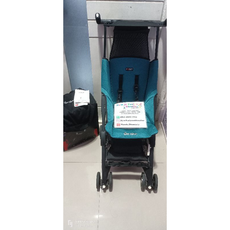 stroller pockit gen 6 lengkap tas