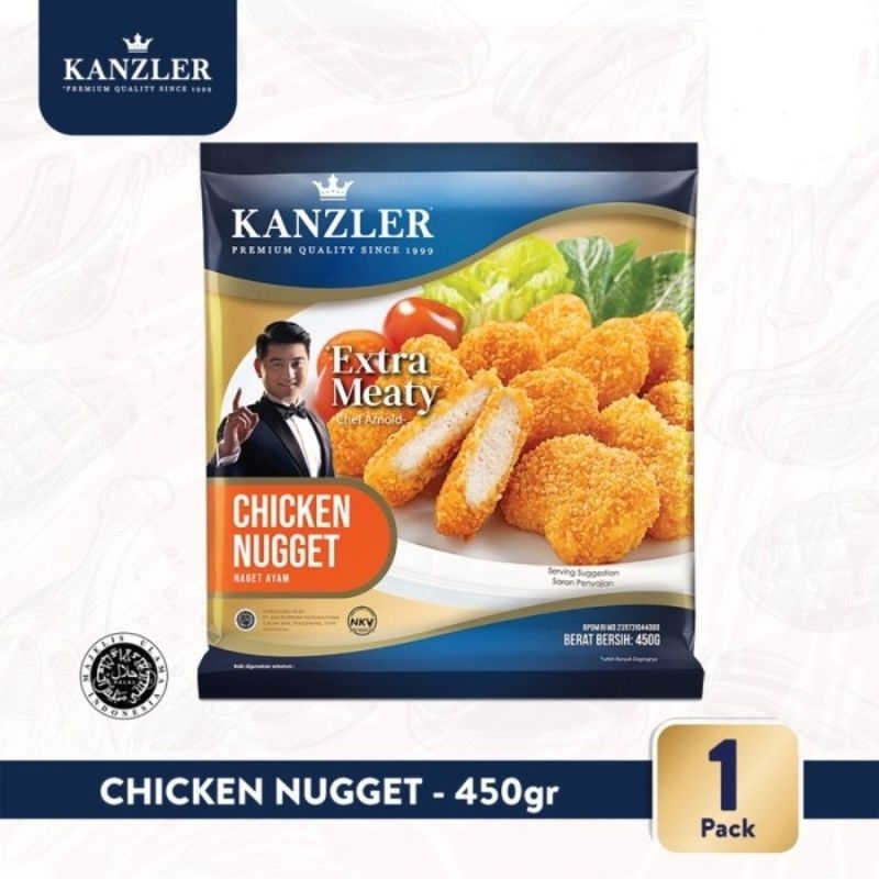 

Kanzler Chicken Nugget Original Premium | Naget Ayam Berbumbu (450 gr)