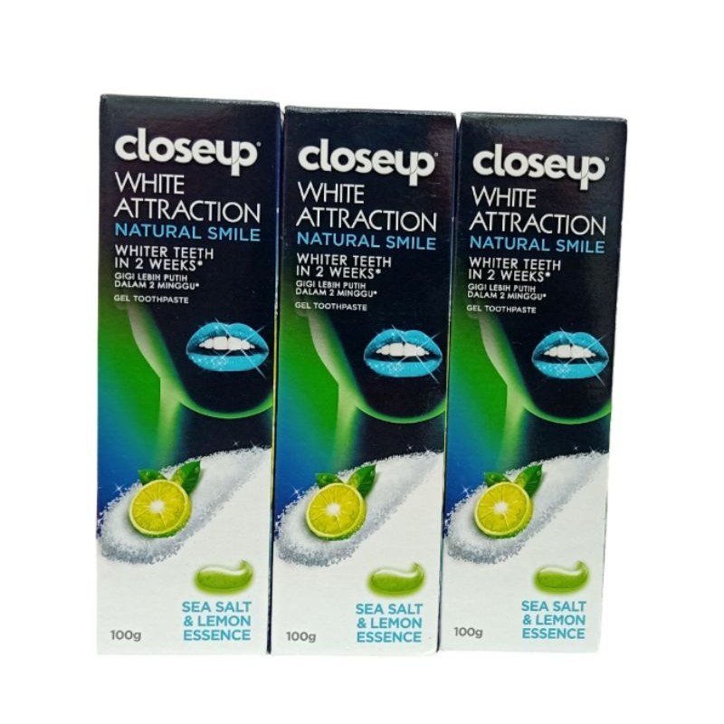 CLOSEUP WHITE ATTRACTION NATURAL-SMILE 100G