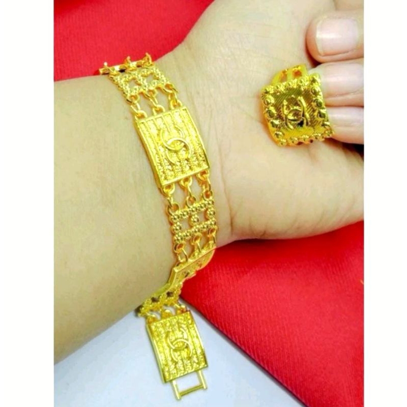 GELANG TITANIUM DUBAI FREE CINCIN ANTI KARAT